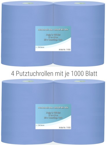 1000 blatt putztuchrolle - blatt,