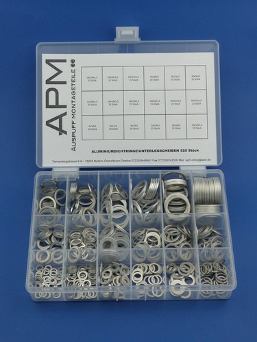 Aluminiumringe sortiment alu - aluminiumringe,