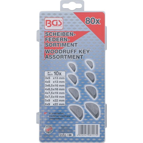 Federkeile satz 6 mm - satz,