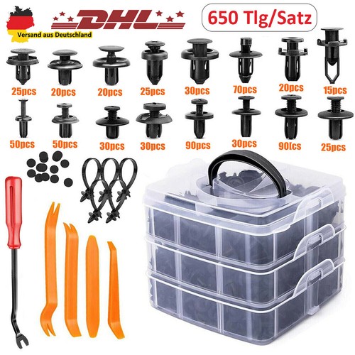650 pcs auto niete clip - niete,