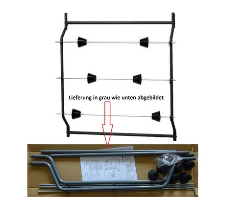 Wandhalterung fach grau - wandhalterung,